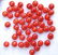 Natural Red Coral 3 MM Round Cabochon Loose Gemstone