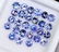 Natural Voilet Tanzanite 3 MM Round Cut Loose Gemstone - 3