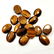Natural Tiger's Eye 12x16 MM Oval Cabochon Loose