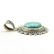 Beautiful Natural Larimar Handmade 92.5 Sterling Silver - 3