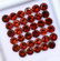 Natural Red Garnet 5 MM Round Cut Loose Gemstone Lot - 5