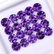 Natural Purple Amethyst 4 MM Round Cut Loose Gemstone - 3