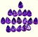 Natural Purple Amethyst 6x4 MM Pear Cut Loose Gemstone