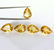 Natural Yellow Citrine 7x5 MM Pear Cut Loose Gemstone - 3