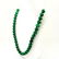 MALACHITE GEMSTONE 12 MM ROUND BEADS NECKLACE - 3