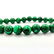 MALACHITE GEMSTONE 12 MM ROUND BEADS NECKLACE - 4