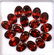 Natural Red Garnet 6x8 MM Oval Cut Loose Gemstone Lot - 2