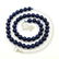 LAPIS LAZULI GEMSTONE 8 MM ROUND BEADS NECKLACE