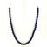 LAPIS LAZULI GEMSTONE 8 MM ROUND BEADS NECKLACE - 2