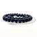 LAPIS LAZULI GEMSTONE 8 MM ROUND BEADS NECKLACE - 4