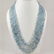 AQUAMARINE FACETED BEADS NECKLACE 316 CT, 10 STRAND