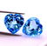 Natural Blue Topaz 5x5 MM Heart Cut Loose Gemstone Lot