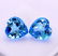 Natural Blue Topaz 5x5 MM Heart Cut Loose Gemstone Lot - 2