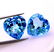 Natural Blue Topaz 5x5 MM Heart Cut Loose Gemstone Lot - 3