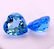 Natural Blue Topaz 5x5 MM Heart Cut Loose Gemstone Lot - 5