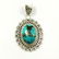 Beautiful Natural Turquoise Handmade 92.5 Sterling - 2