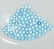 Natural Blue Topaz 3 MM Round Cut Loose Gemstone Lot - 2