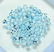 Natural Blue Topaz 3 MM Round Cut Loose Gemstone Lot - 6