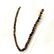 TIGER'S EYE GEMSTONE 8 MM ROUND BEADS NECKLACE - 3