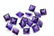 Natural Purple Amethyst 5x5 MM Square Cut Loose