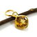 NATURAL CITRINE 14 KT YELLOW GOLD HANDMADE PENDANT
