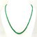EMERALD GEMSTONE ROUND PLAIN BEADS NECKLACE 90 CTS