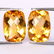 Natural Yellow Citrine 7x9 MM Cushion Checker Cut Loose