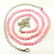 ROSE QUARTZ GEMSTONE 4 MM ROUND BEADS NECKLACE