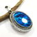 Abalone Shell Antique 92.5 Sterling Silver Pendant