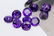 Natural Purple Amethyst 15 MM Round Cut Loose Gemstone - 2