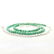 AMAZONITE GEMSTONE 4 MM ROUND BEADS NECKLACE - 4