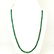MALACHITE GEMSTONE 4 MM ROUND BEADS NECKLACE - 2