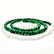MALACHITE GEMSTONE 4 MM ROUND BEADS NECKLACE - 4