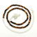 TIGER'S EYE GEMSTONE 4 MM ROUND BEADS NECKLACE