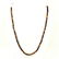 TIGER'S EYE GEMSTONE 4 MM ROUND BEADS NECKLACE - 2