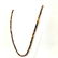 TIGER'S EYE GEMSTONE 4 MM ROUND BEADS NECKLACE - 3
