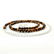 TIGER'S EYE GEMSTONE 4 MM ROUND BEADS NECKLACE - 4