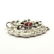 RED RUBY GEMSTONE 92.5 STERLING SILVER HEART HANDMADE - 3