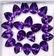 Natural Purple Amethyst 7x5 MM Pear Cut Loose Gemstone - 2
