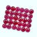Natural Red Ruby 3.5 MM Round Cut Loose Gemstone Lot - 4