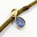 NATURAL TANZANITE GEMSTONE 14 KT GOLD PENDANT