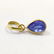 NATURAL TANZANITE GEMSTONE 14 KT GOLD PENDANT - 2