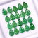 Natural Emerald 6x4 MM Pear Cut Green Loose Gemstone - 2