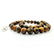 TIGER'S EYE GEMSTONE 10 MM ROUND BEADS NECKLACE - 4