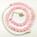 ROSE QUARTZ GEMSTONE 8 MM ROUND BEADS NECKLACE