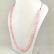 ROSE QUARTZ GEMSTONE 8 MM ROUND BEADS NECKLACE - 3