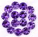 Natural Purple Amethyst 9 MM Round Cut Loose Gemstone
