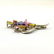 MULTI GEMSTONE 92.5 STERLING SILVER DESIGNER HANDMADE - 3