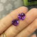 Natural Purple Amethyst 5x5 MM Heart Cut Loose Gemstone - 3