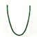 MALACHITE GEMSTONE 6 MM ROUND BEADS NECKLACE - 2